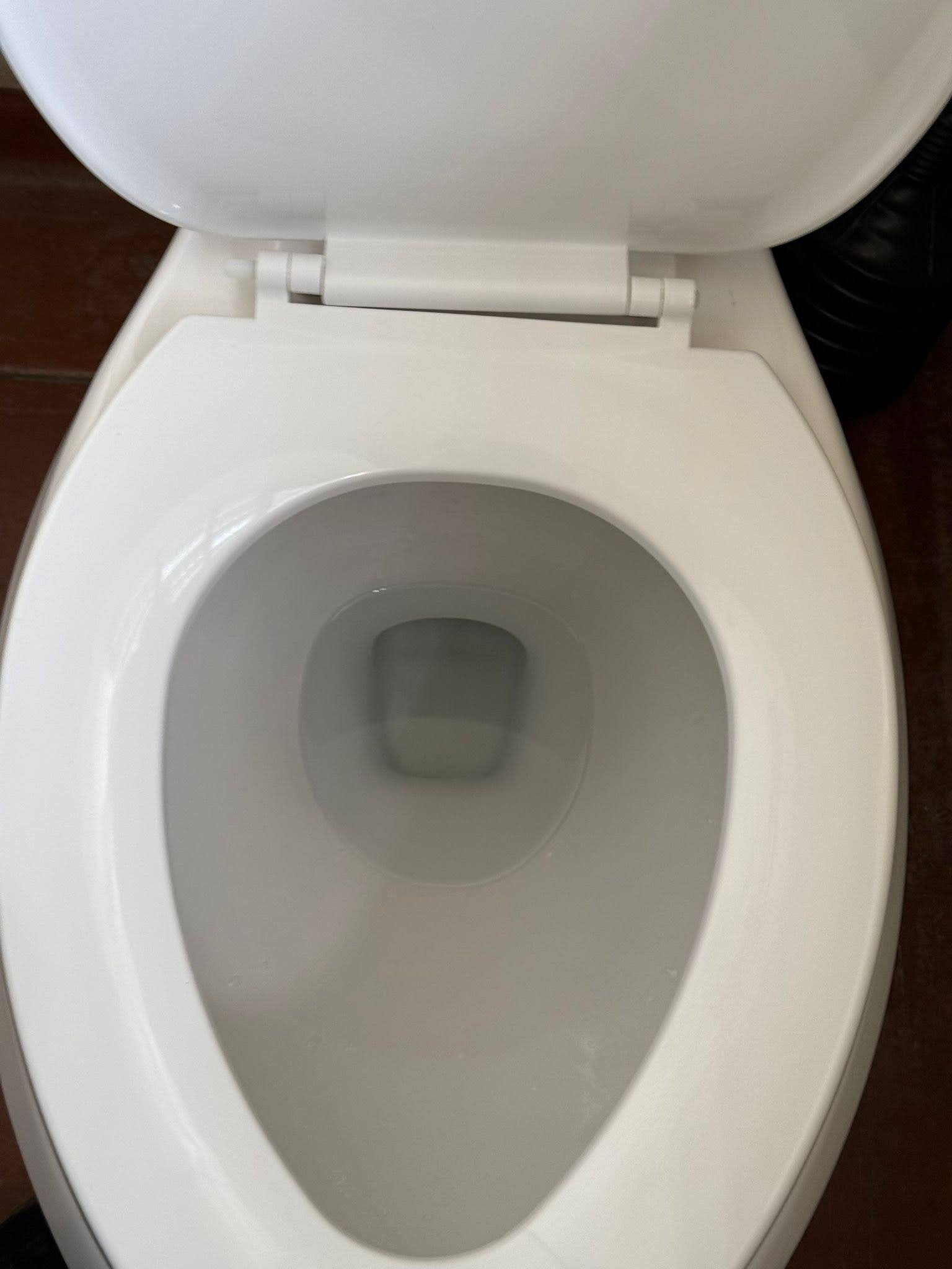 Yes! Toilets can be clean without toxic chemicals.